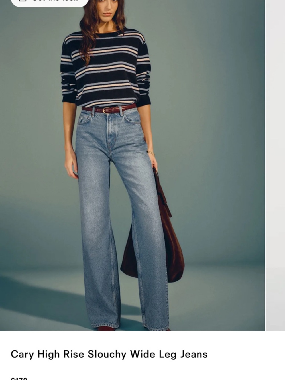 Reformation Wide-Leg High-Rise Jeans - NWT